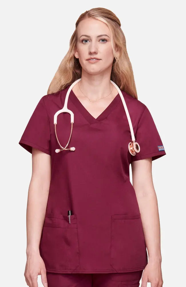 Cherokee Original Women's V-Neck Scrub Top WW645 Simply Scrubs Australia